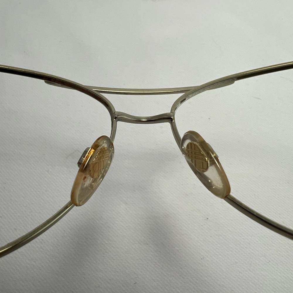 Burberry Chrome Metal Aviator Eyeglasses - Frames Only - Picture 10 of 10